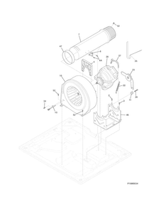 Motor Diagram and Parts List for EIMED55IIW3  Electrolux Dryer