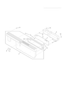 Control Panel Diagram and Parts List for FPHD2485NF0A  Frigidaire Dishwasher