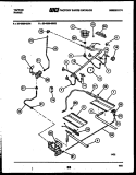 BURNER, MANIFOLD AND GAS CONTROL Diagram and Parts List for 30-4989-00-02  Tappan Range