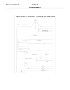 Wiring Schematic Diagram and Parts List for FFTR1514RW1  Frigidaire Refrigerator