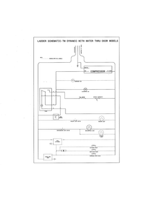 Wiring Schematic Diagram and Parts List for FFHT2117LB8  Frigidaire Refrigerator