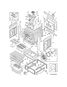 Part Location Diagram of 31608200 Frigidaire Broiler pan insert