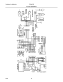 WIRING SCHEMATIC Diagram and Parts List for FRS26FCDB3  Frigidaire Refrigerator