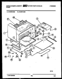 WRAPPER AND BODY PARTS Diagram and Parts List for 57-2707-00-03  Tappan Microwave