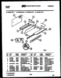 SPLASHER CONTROL Diagram and Parts List for 73-3757-66-02  Tappan Range
