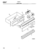 CONTROL PANEL Diagram and Parts List for TGB557CES1  Tappan Wall Oven