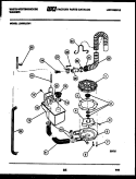 DRAIN AND RECIRCULATE PARTS Diagram and Parts List for LC550LXW1  Frigidaire Washer