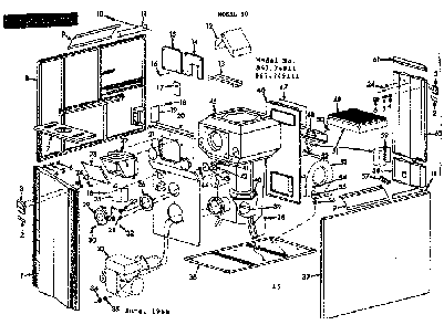 Part Location Diagram of 187988 Frigidaire Cotter pin