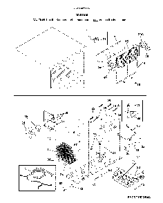 System Diagram and Parts List for 2536041961A  Kenmore Refrigerator