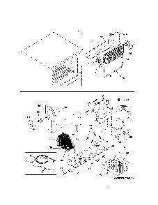 System Diagram and Parts List for 2537888301E  Kenmore Refrigerator