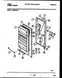 DOOR PARTS Diagram and Parts List for GFU20F7AW2  Gibson Freezer