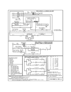 Wiring Diagram Diagram and Parts List for CFEF2405LWD  Frigidaire Range