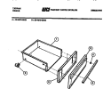DRAWER PARTS Diagram and Parts List for 30-4979-00-01  Tappan Range