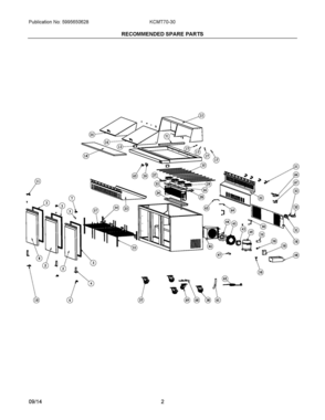 Part Location Diagram of 5304493588 Frigidaire SUPPORT