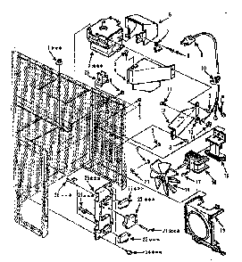 Switches And Microwave Parts Diagram and Parts List for 5648844881  Kenmore Microwave