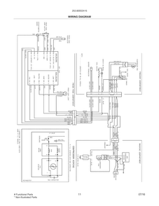 Wiring Diagram Diagram and Parts List for 25360002415  Kenmore Refrigerator