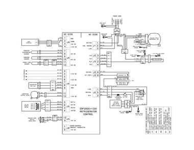 Wiring Diagram Diagram and Parts List for FGHG2366PFAA  Frigidaire Refrigerator