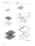 Part Location Diagram of 241588203 Frigidaire SHEET-SERVICE DATA