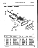 BROILER DRAWER PARTS Diagram and Parts List for 32-1019-00-08  Tappan Range