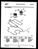 BROILER PARTS Diagram and Parts List for CE302BP2D1  Frigidaire Range
