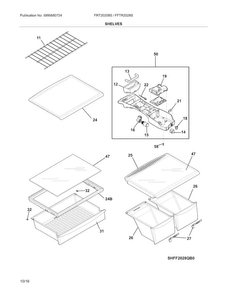 Part Location Diagram of 5304507670 Frigidaire CONTROL BOX