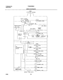 WIRING SCHEMATIC Diagram and Parts List for FRS26RBBW0  Frigidaire Refrigerator
