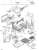 BODY Diagram and Parts List for FES300WCDC  Frigidaire Range