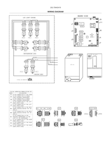 Wiring Diagram Diagram and Parts List for 25370443419  Kenmore Refrigerator