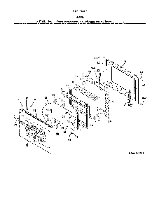 Door Diagram and Parts List for 79049513314  Kenmore Wall Oven