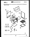 BODY PARTS Diagram and Parts List for 30-1149-00-05  Tappan Range