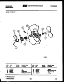 CAM Diagram and Parts List for DWLE1000W1  Frigidaire Dishwasher