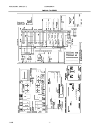 Wiring Diagram Diagram and Parts List for EW30IS80RSC  Frigidaire Range