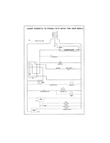 Wiring Schematic Diagram and Parts List for FRT21G2NW6  Frigidaire Refrigerator