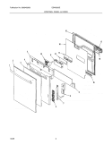 Part Location Diagram of 5304506521 Frigidaire Detergent Dispenser