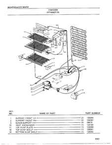 Part Location Diagram of 58148 Frigidaire Insulation