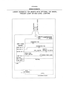 Wiring Schematic Diagram and Parts List for FFTR18G2QW1  Frigidaire Refrigerator