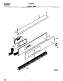 CONTROL PANEL Diagram and Parts List for FEB386WECC  Frigidaire Wall Oven
