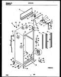 CABINET PARTS Diagram and Parts List for GRT21PRAD0  Gibson Refrigerator