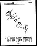 AIR HANDLING PARTS Diagram and Parts List for AS187K2K1  Frigidaire Air Conditioner