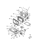 BODY, DOOR Diagram and Parts List for KM577GXM1  Frigidaire Microwave Oven Combo