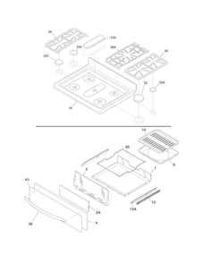 Part Location Diagram of 316581603 Frigidaire DRAWER PANEL