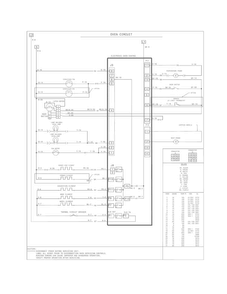 Wiring Diagram Diagram and Parts List for FGES3065PFG  Frigidaire Range