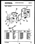 ELECTRICAL PARTS Diagram and Parts List for WAS18EP2K2  Frigidaire Air Conditioner