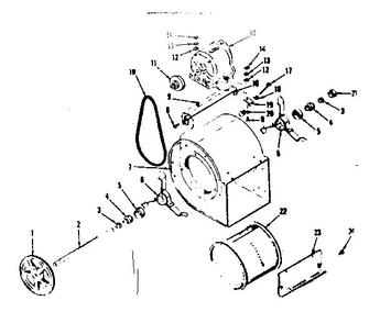 Part Location Diagram of 67695 Frigidaire Bearing