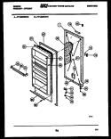 DOOR PARTS Diagram and Parts List for FV13M2WXFC  Gibson Freezer