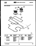 BROILER PARTS Diagram and Parts List for 31-2549-23-03  Tappan Range