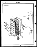 DOOR PARTS Diagram and Parts List for FV16M4WSFB  Frigidaire Freezer
