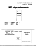 COVER Diagram and Parts List for FLSG72GCSTA  Frigidaire Washer Dryer Combo