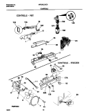 CONTROLS Diagram and Parts List for MRS26LGJC0  Frigidaire Refrigerator