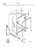 TUB Diagram and Parts List for MDB421RJB0  Uni Dishwasher